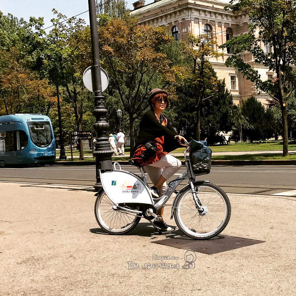 克羅埃西亞首都 Zagreb騎公共單車自助觀光真方便 ＠nextbike croatia
