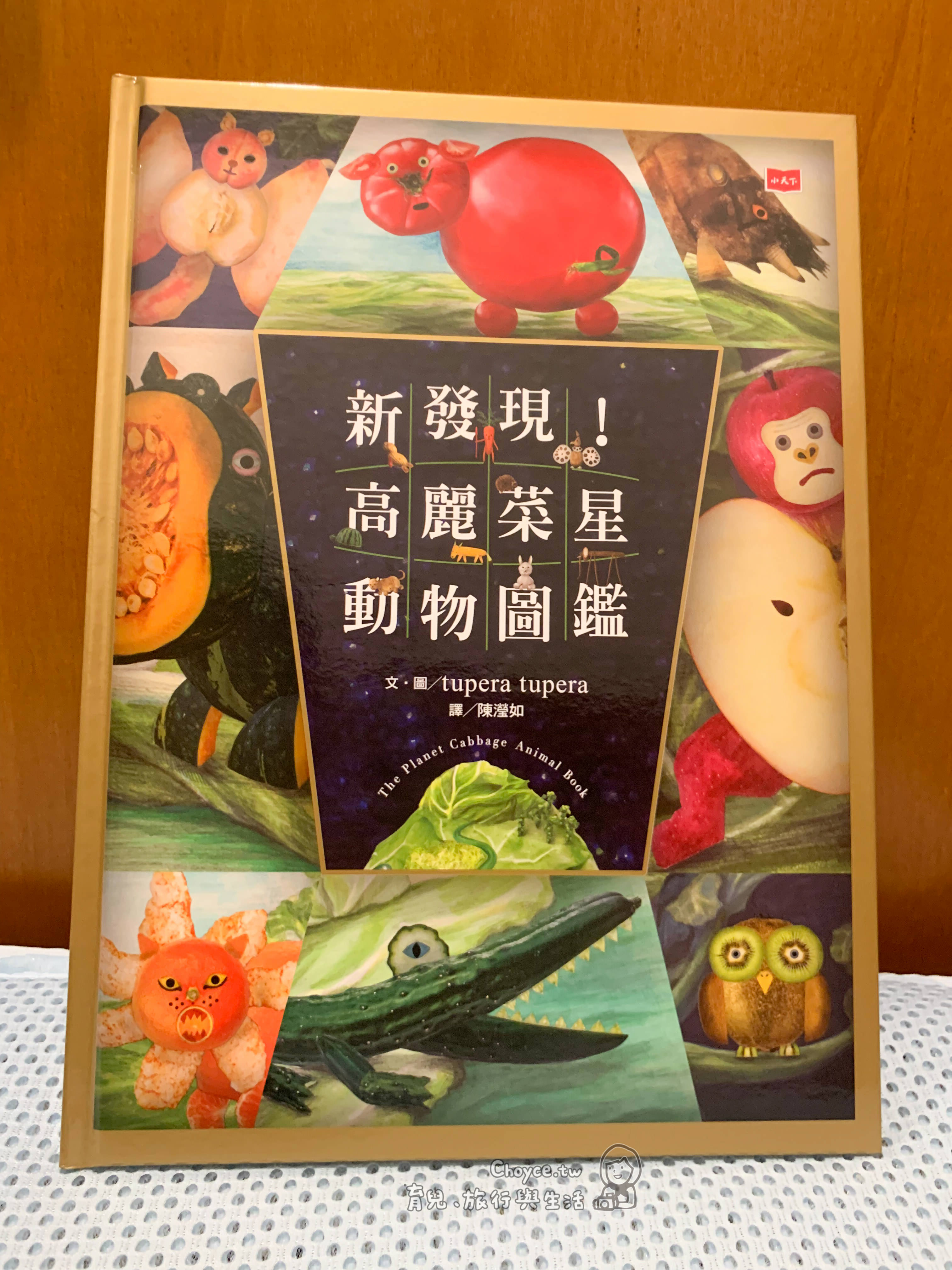 『新發現！高麗菜星動物圖鑑』 小天下出版 不僅是日本繪本賞大獎 繪本中天馬行空的想像力 更是具有巧思又富有創意