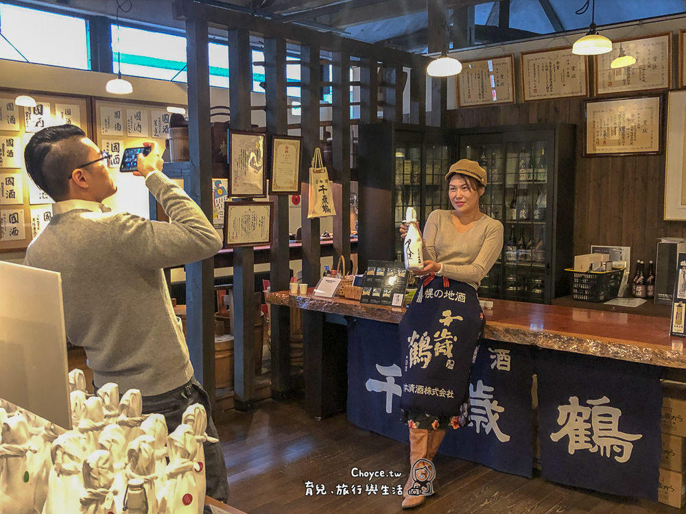 北海道道產日本酒好喝的秘密大公開 千歲鶴酒造免費參觀 免費試飲 札幌市區交通最方便