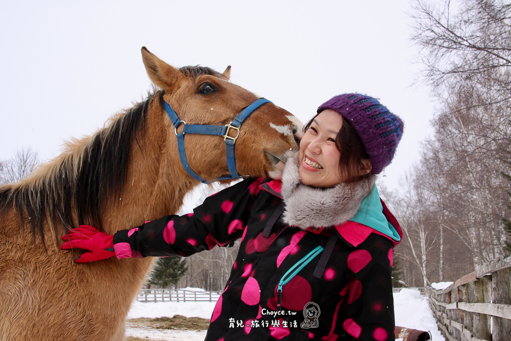 北海道冬季限定 Megere farm 雪上騎馬散策愉快愉快 メジェール牧場