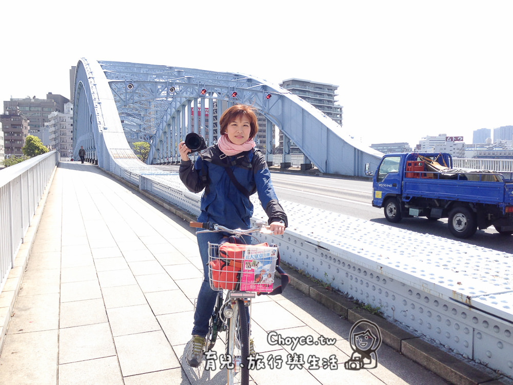 (日本東京都) 兩輪看東京，每個轉角都是驚喜 騎腳踏車與東京談戀愛的櫻花季節