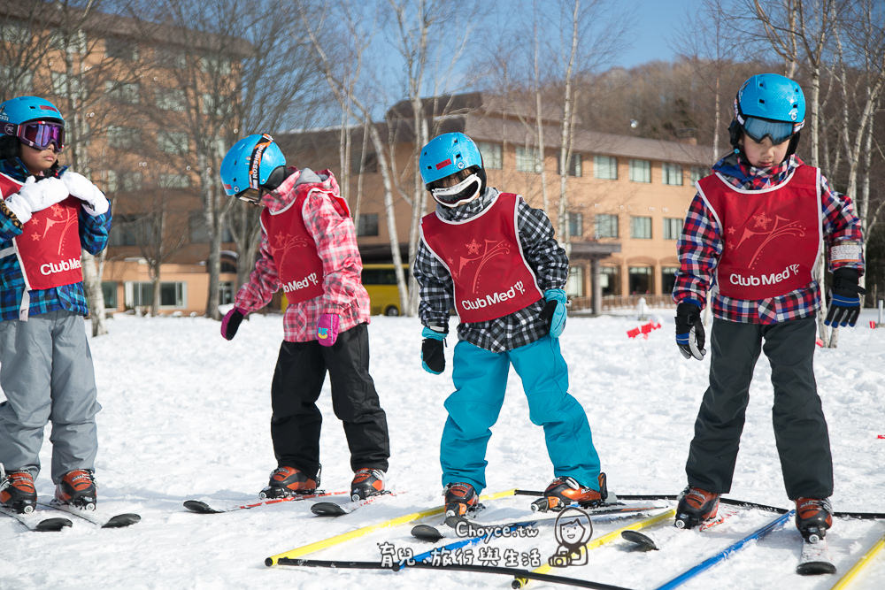 (日本北海道) 兒童滑雪課程介紹 三天就能上纜車從高處滑下＠‎Club Med北海道全包式度假村‬